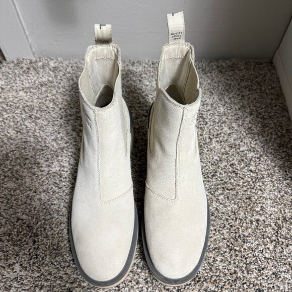 Sorel Hi-Line Heel Chelsea Boot Chalk, Ceramic Women 8.5 - Picture 9 of 12